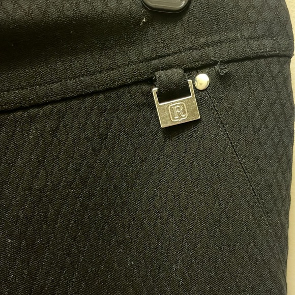 Rafaella comfort textured black dress pants size 10 - Picture 3 of 7